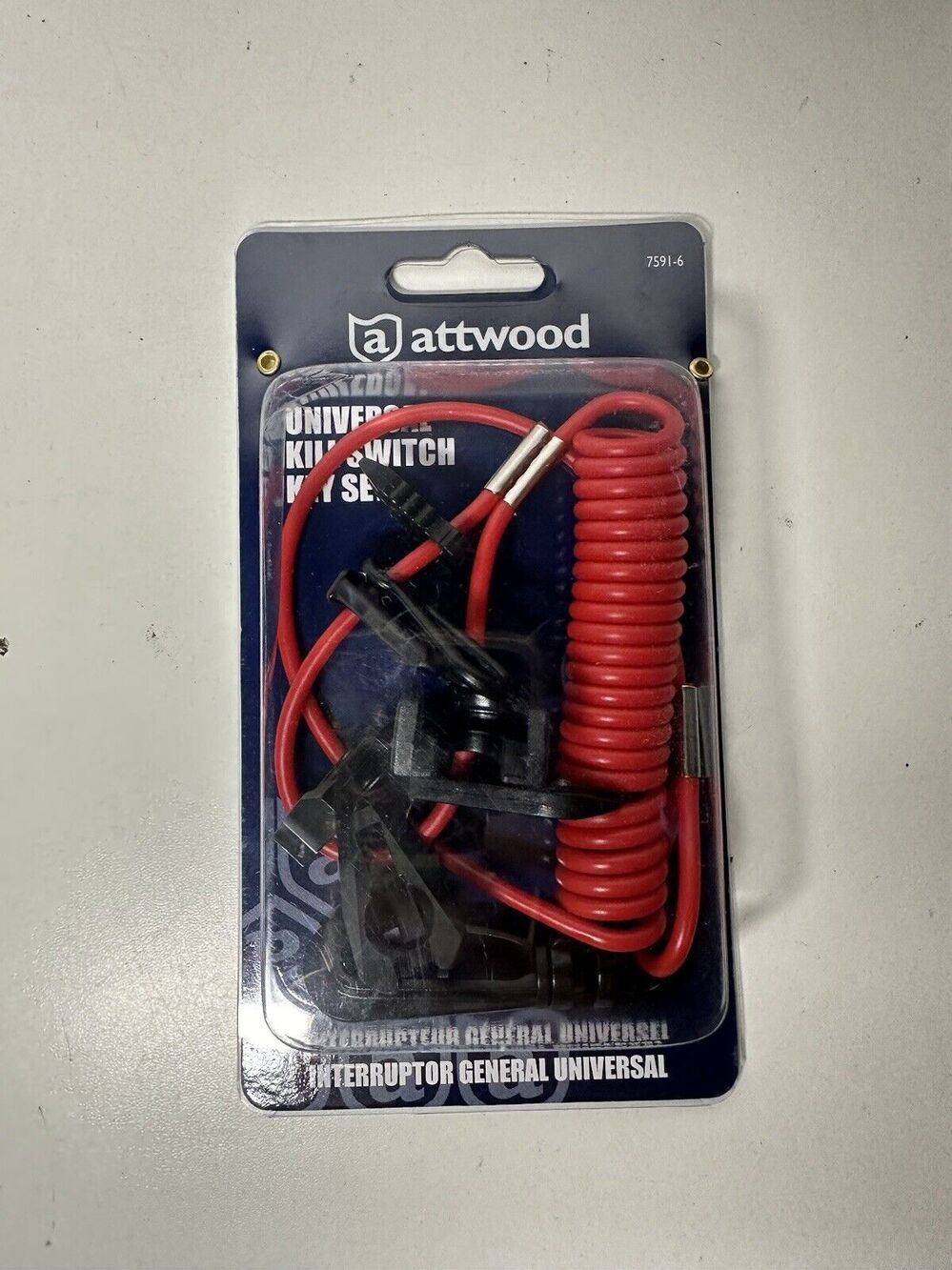 Attwood Universal Kill Switch Keyset 7591-6 Boating Safety